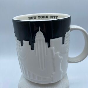 New York City Skyline Mug - Black and White